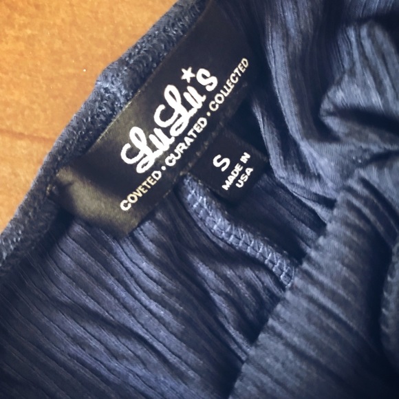 Lulu’s Navy Flirty Short Dress - Picture 6 of 6